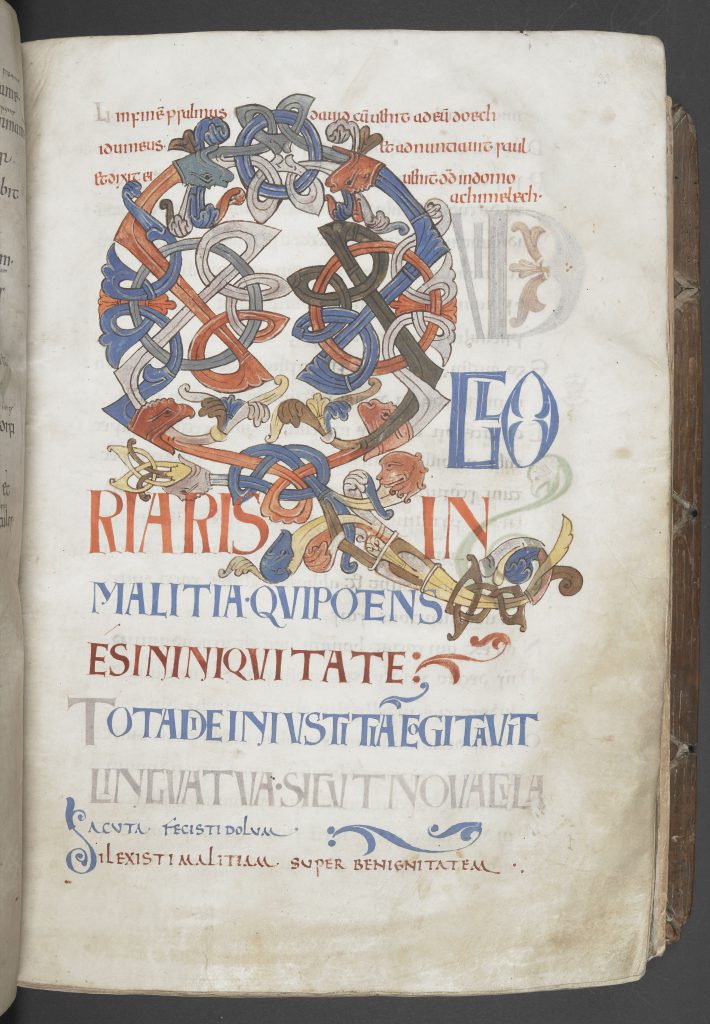 The Bosworth Psalter, f.33r